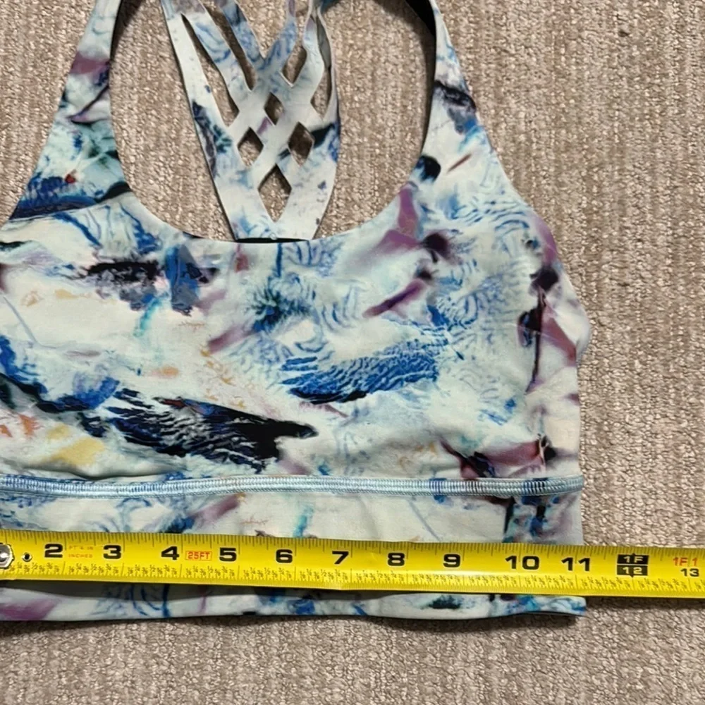 Lululemon Mind Over Miles Bra Size 4 Exposure Running Sports Bra